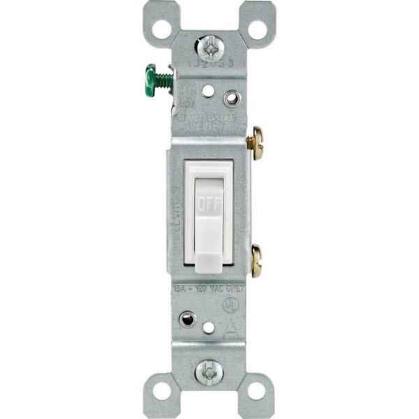 Leviton Switch Grnd Sp 15A White 01451-02W